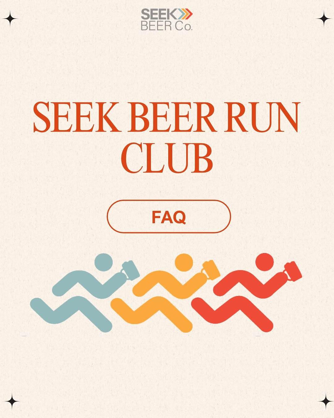 Seek Beer Run Club banner
