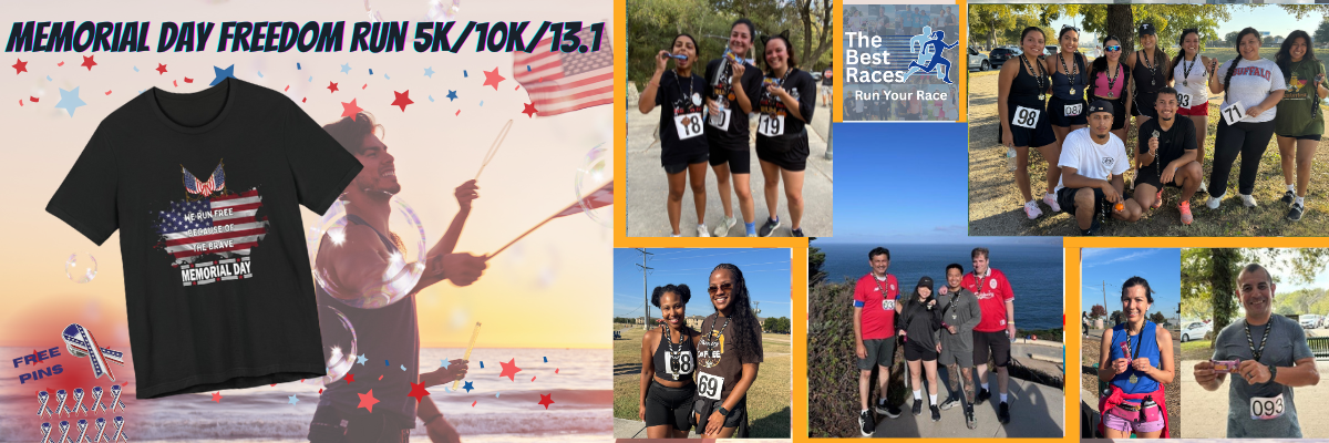 Memorial Day Run 5K/10K/13.1 San Diego banner