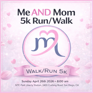 Me AND Mom 5K banner